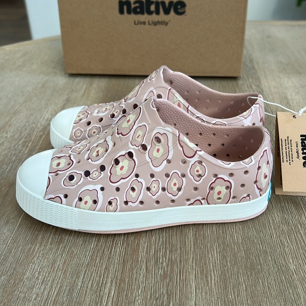 Native Shoes Jefferson Poppy Floral Slip On Tennis Shoes Toddler 11 12 - Picture 5 of 9